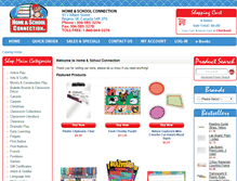 Tablet Screenshot of home-schoolconnection.com